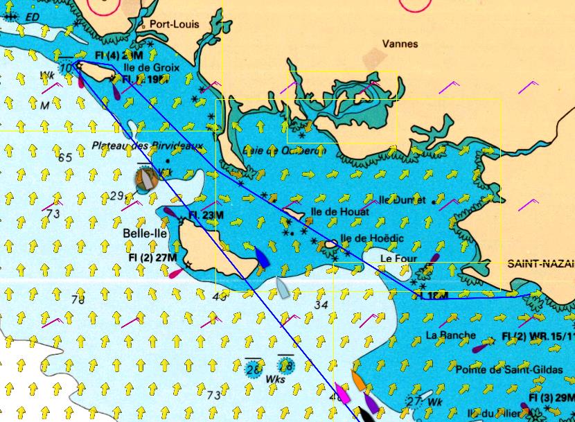 Carte des courants et positions des leaders